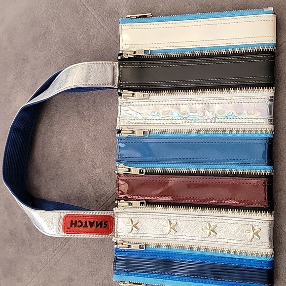 Snatch Handbags - Zipper Multicolor Mini Bag
